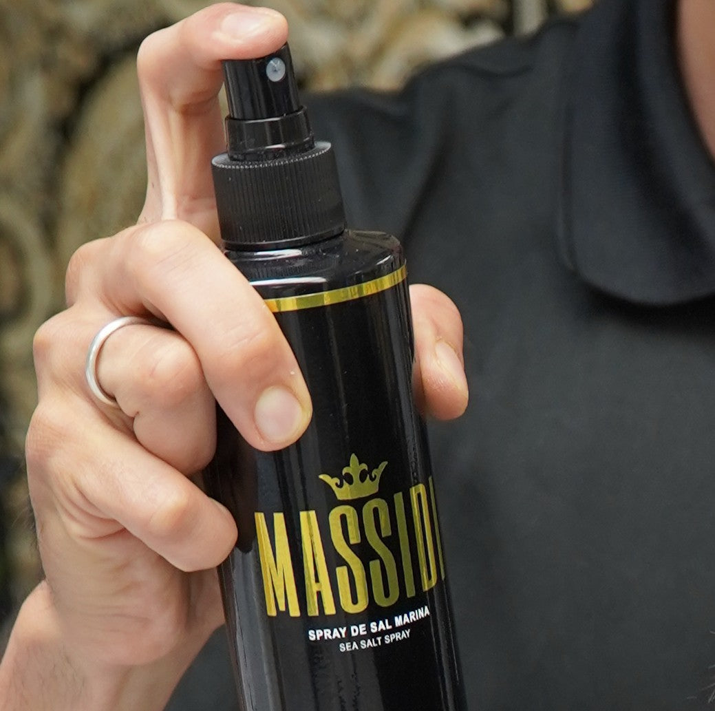 ¿Qué es el spray de sal marina?